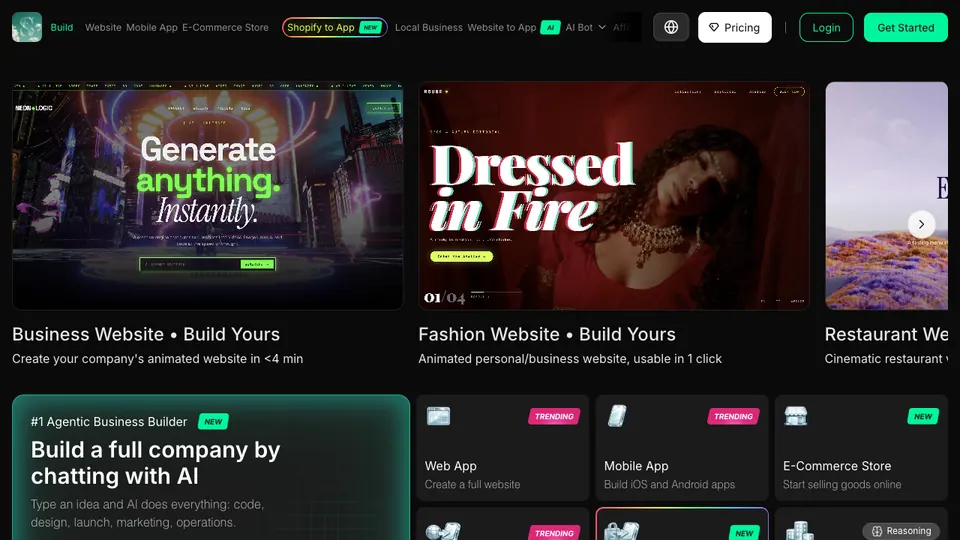 Screenshot of Shipper homepage, captured 2026-10-19